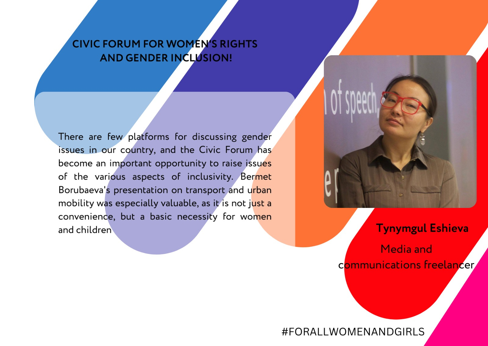 CIVIC FORUM WOMEN'S RIGHTS AND GENDER INCLUSION!